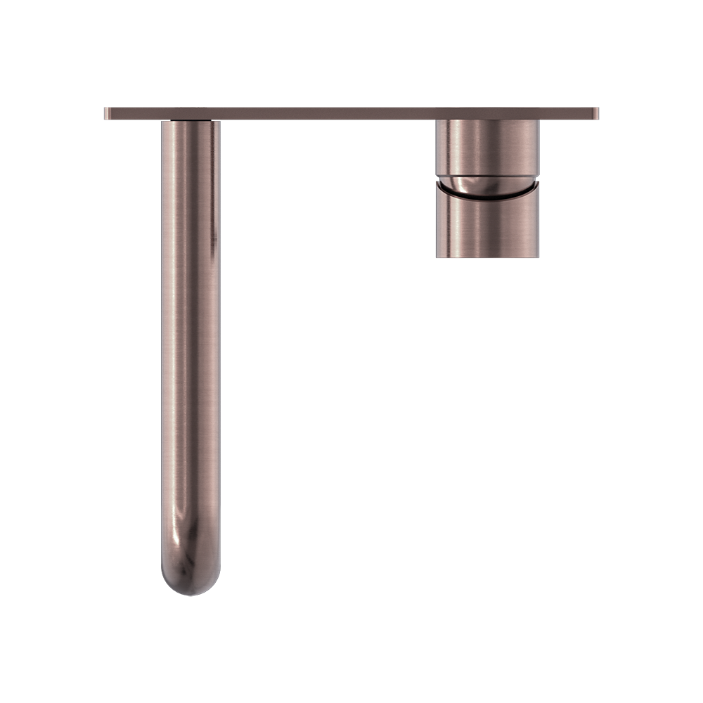 Mecca Wall Basin/Bath Mixer 185mm Brushed Bronze