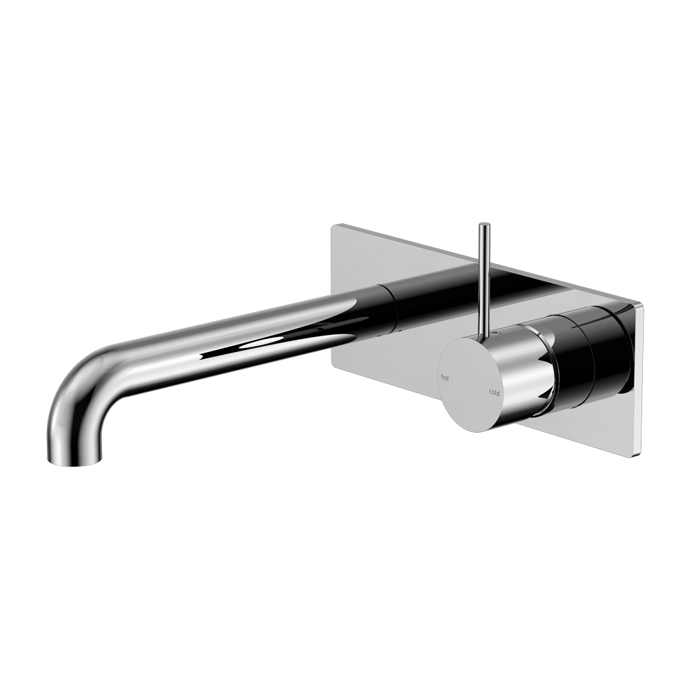 Mecca Wall Basin/Bath Mixer Handle Up 160mm Chrome