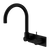 Mecca Wall Basin/Bath Mixer Swivel Spout Handle Up Matte Black