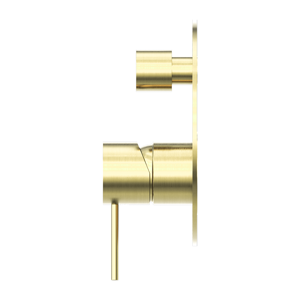 Mecca Shower Mixer with Divertor Brushed Gold