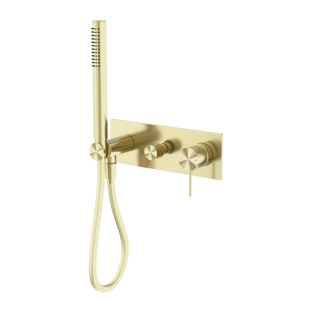 Mecca Shower Mixer Divertor System Brushed Gold