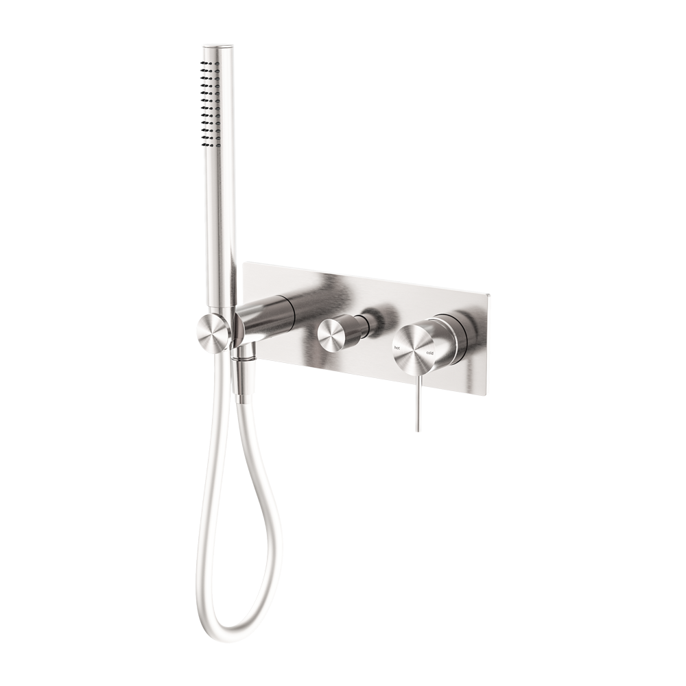 Mecca Shower Mixer Divertor System Brushed Nickel