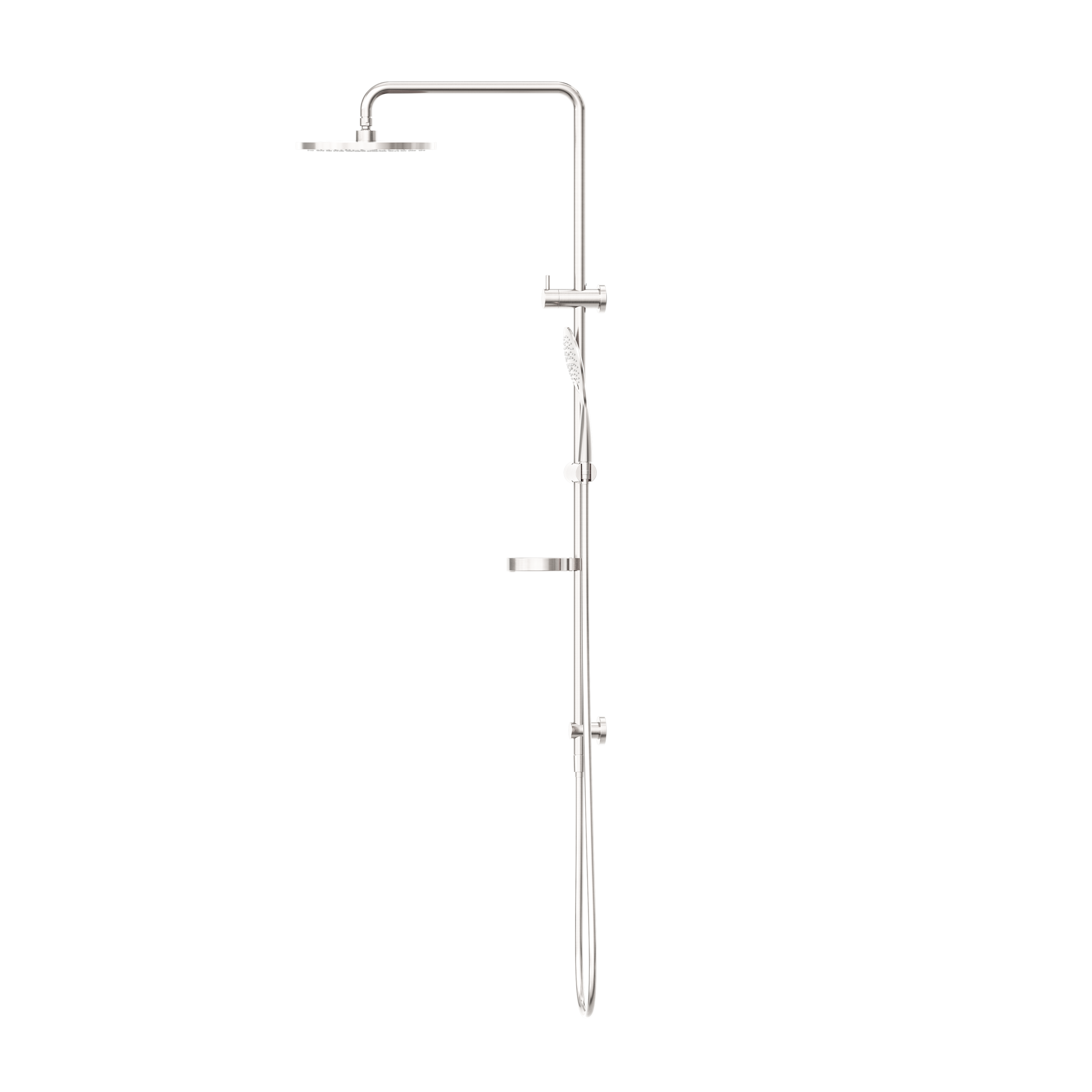 Project Twin Shower Set Brushed Nickel