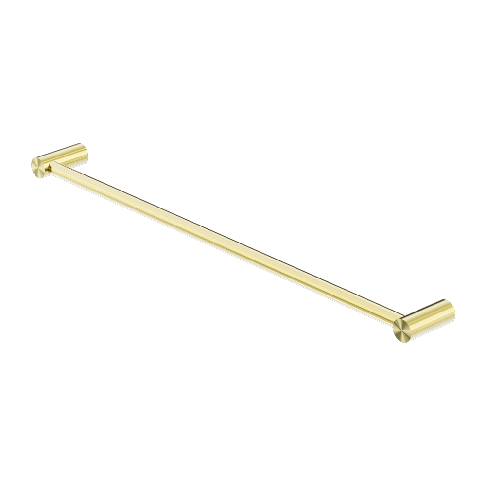 New Mecca Single Towel Rail 600mm Brushed Gold