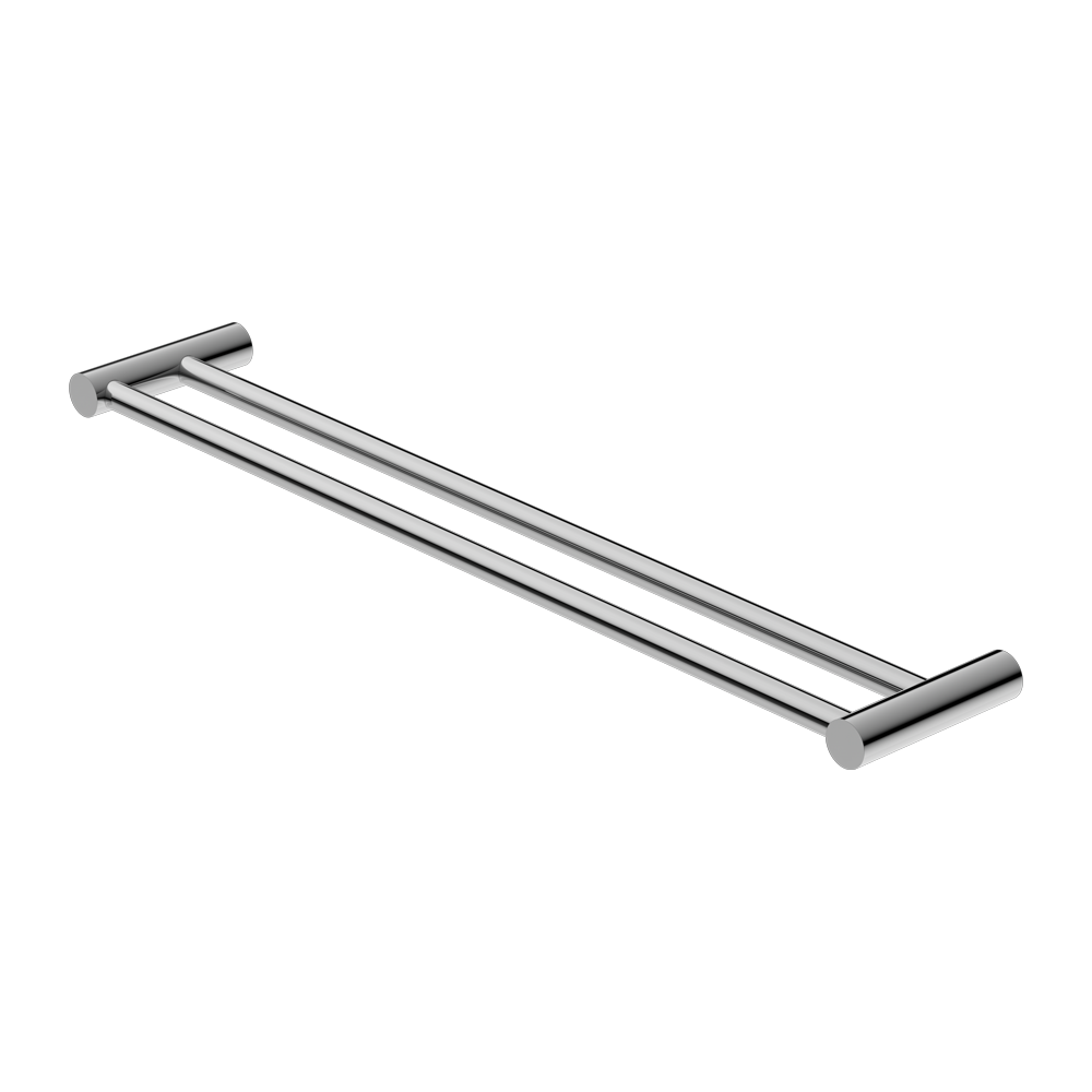 New Mecca Double Towel Rail 800mm Chrome