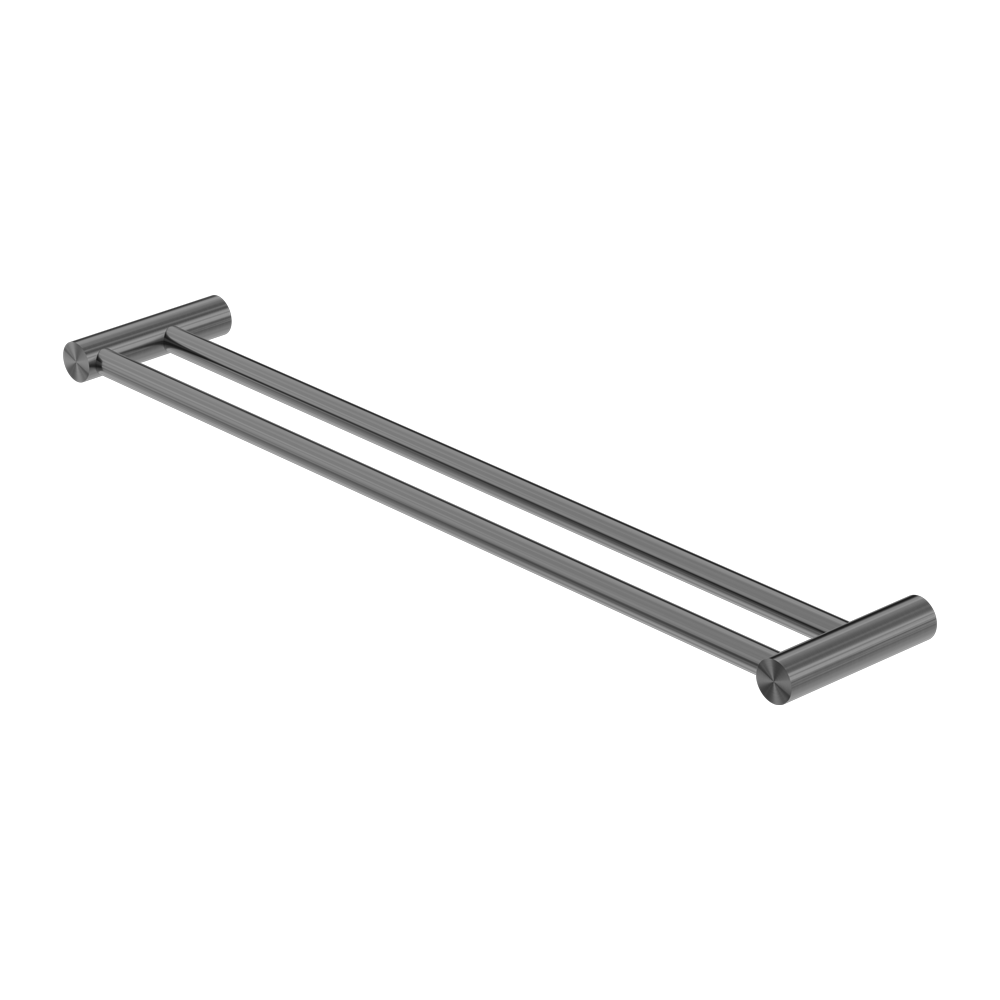 New Mecca Double Towel Rail 600mm Gun Metal