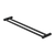 New Mecca Double Towel Rail 600mm Matte Black