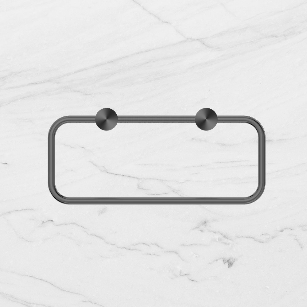 New Mecca Towel Ring Brushed Gunmetal