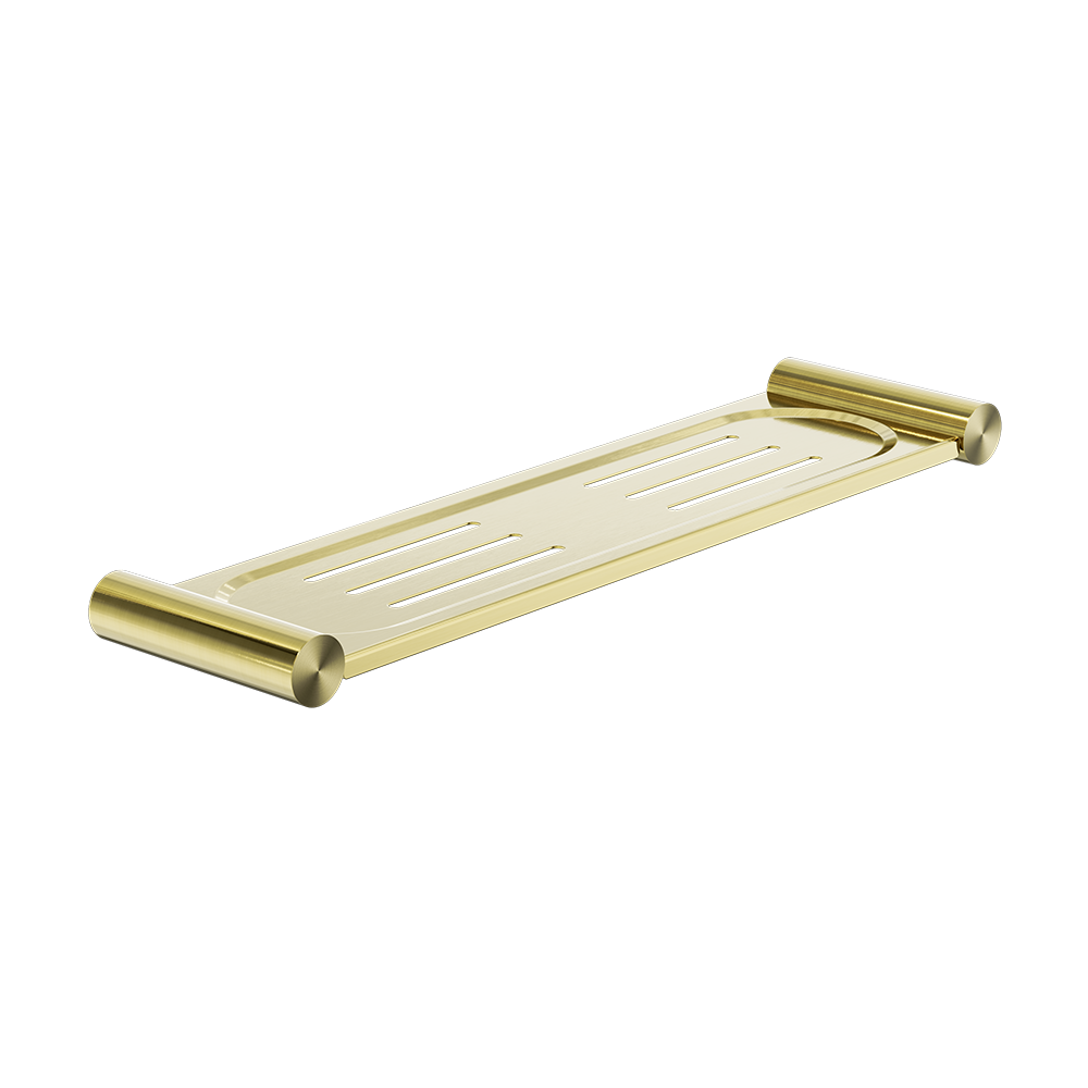 New Mecca Metal Shower Shelf Brushed Gold