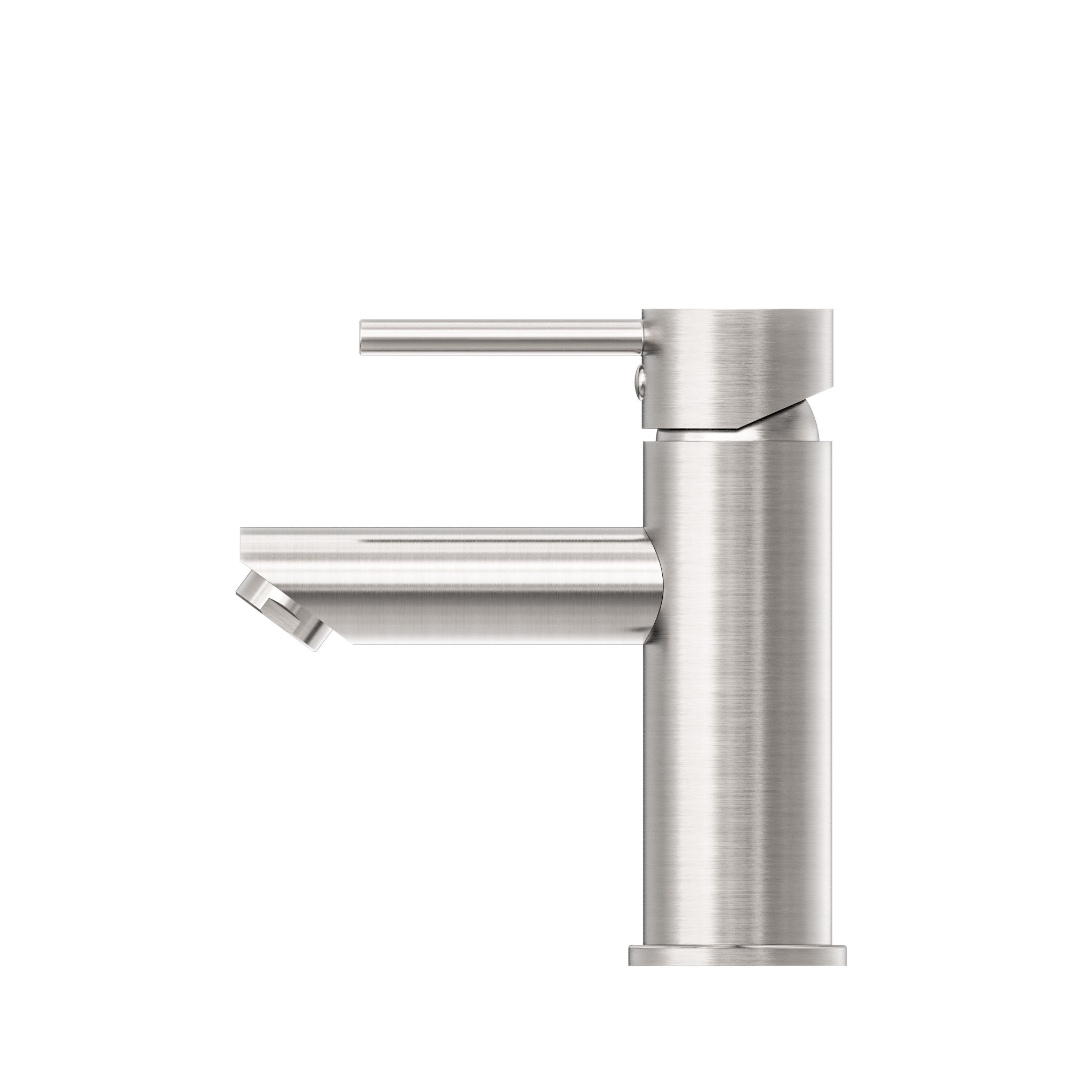 Dolce Basin Mixer Straight Spout Brushed Nickel