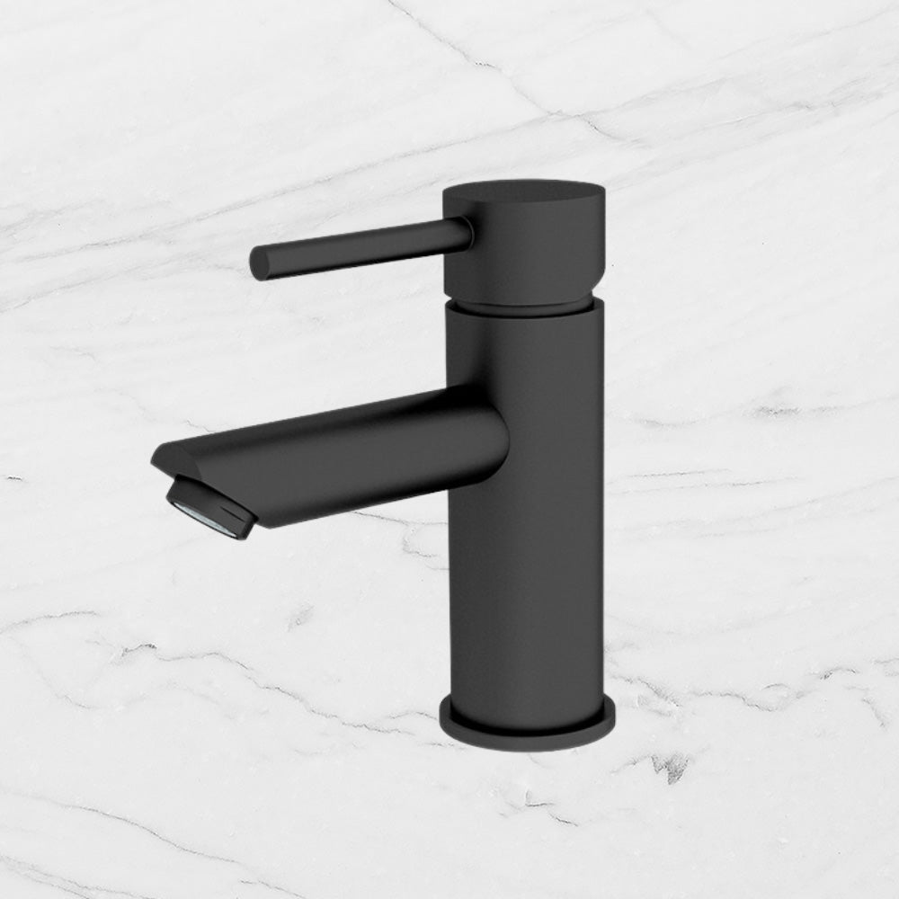 Dolce Basin Mixer Straight Spout Matte Black