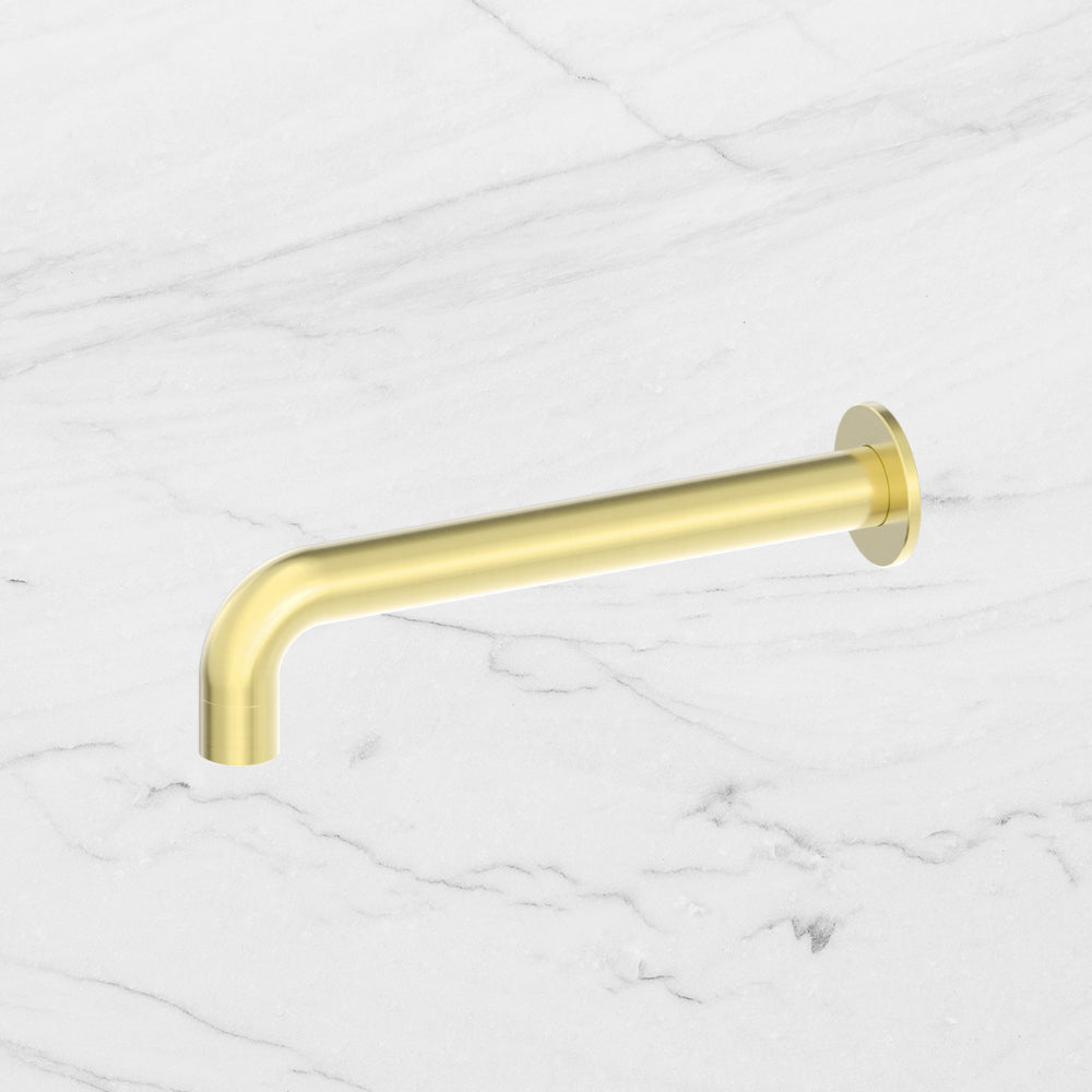 Dolce Basin Bath Spout Only 215mm Brushed Gold