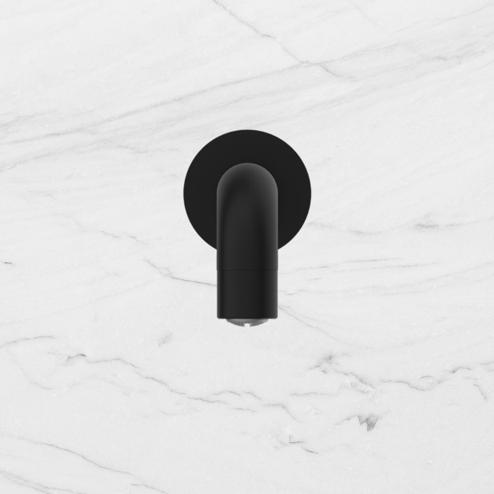 Dolce Basin Bath Spout Only 215mm Matte Black