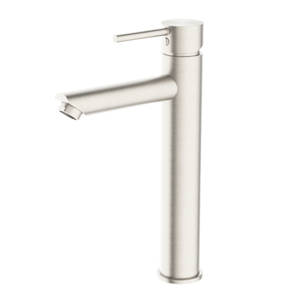 Dolce Tall Basin Mixer Brushed Nickel