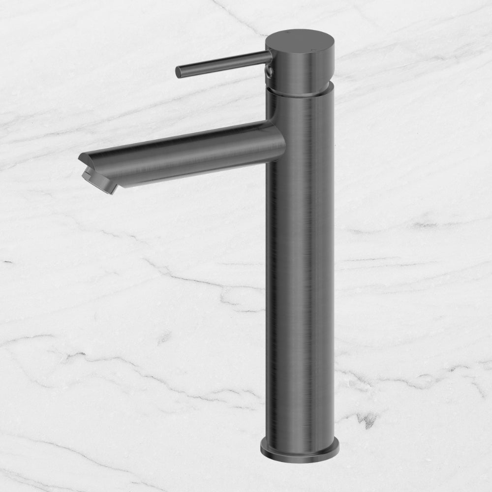 Dolce Tall Basin Mixer Brushed Gunmetal