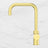 Dolce Square Kitchen Mixer Brushed Gold