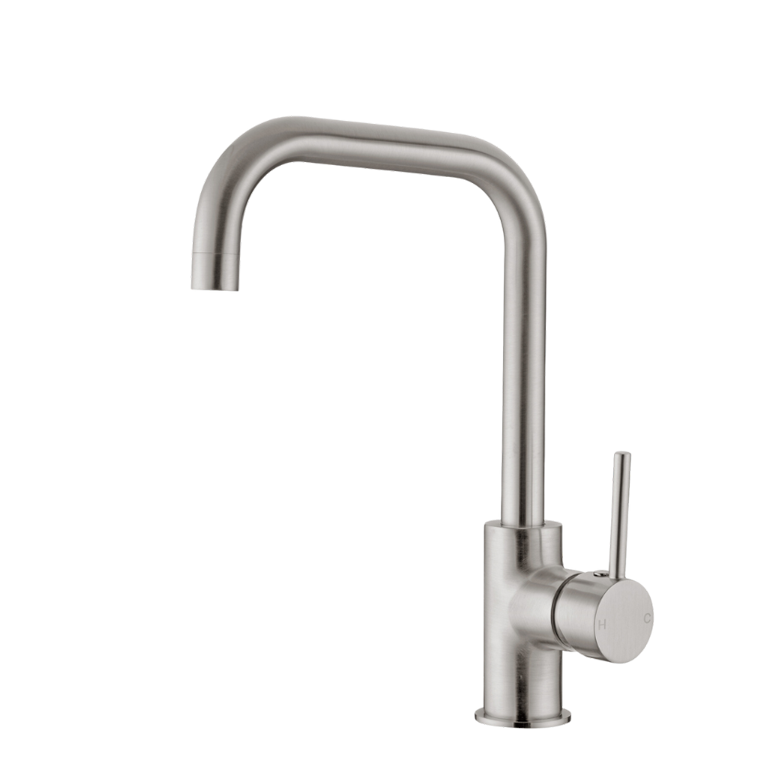 Dolce Square Kitchen Mixer Brushed Nickel