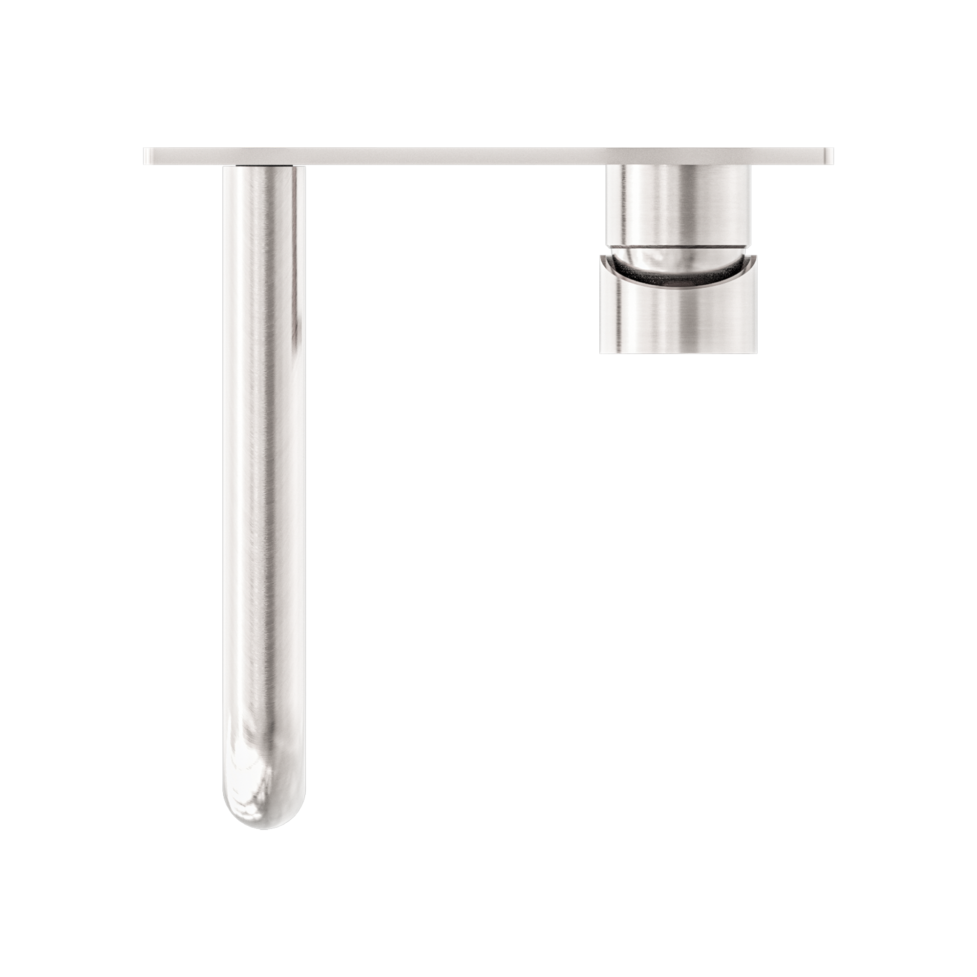 Dolce Wall Basin/Bath Mixer Brushed Nickel