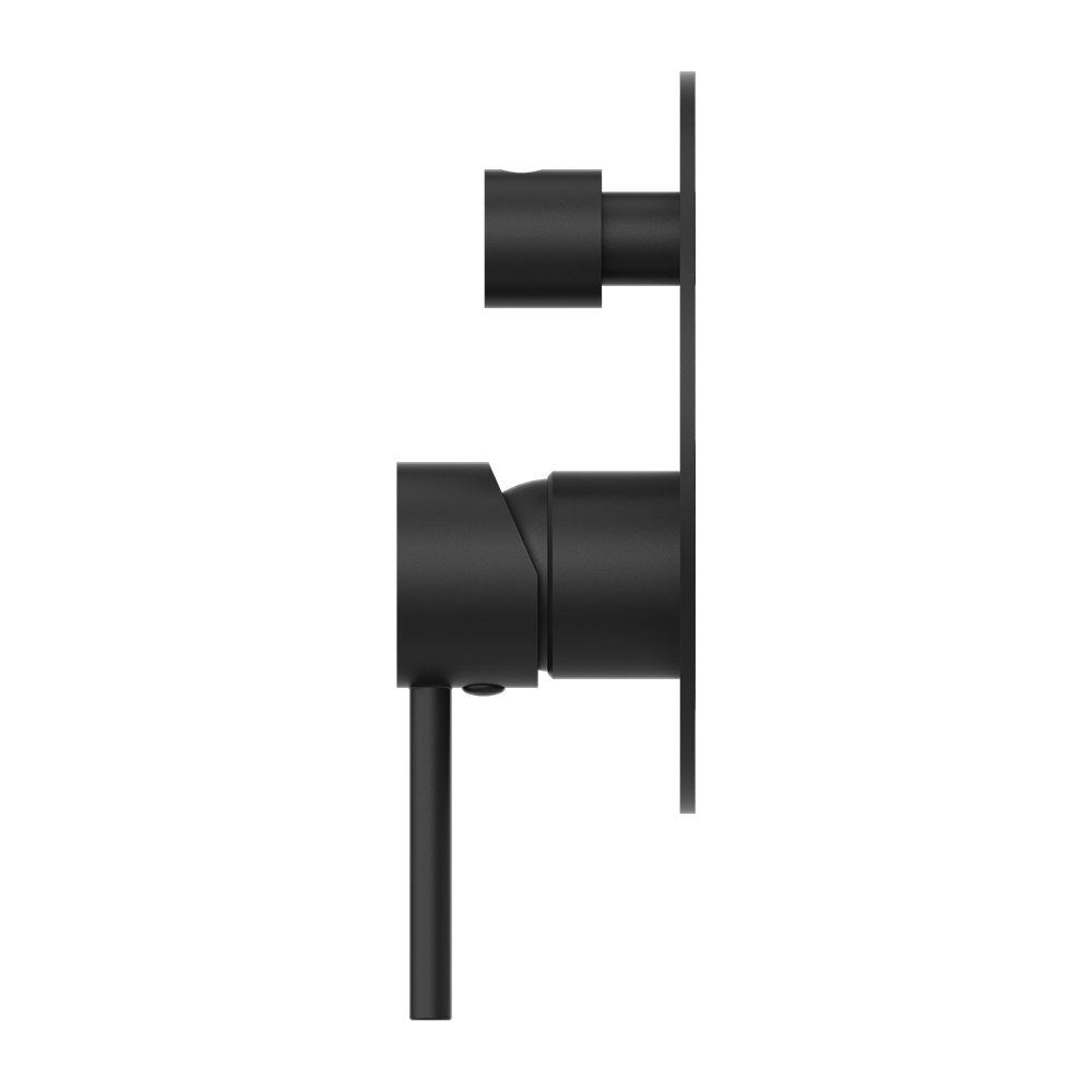 Dolce Shower Mixer with Divertor Matte Black