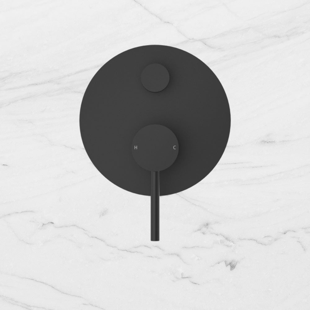 Dolce Shower Mixer with Divertor Matte Black