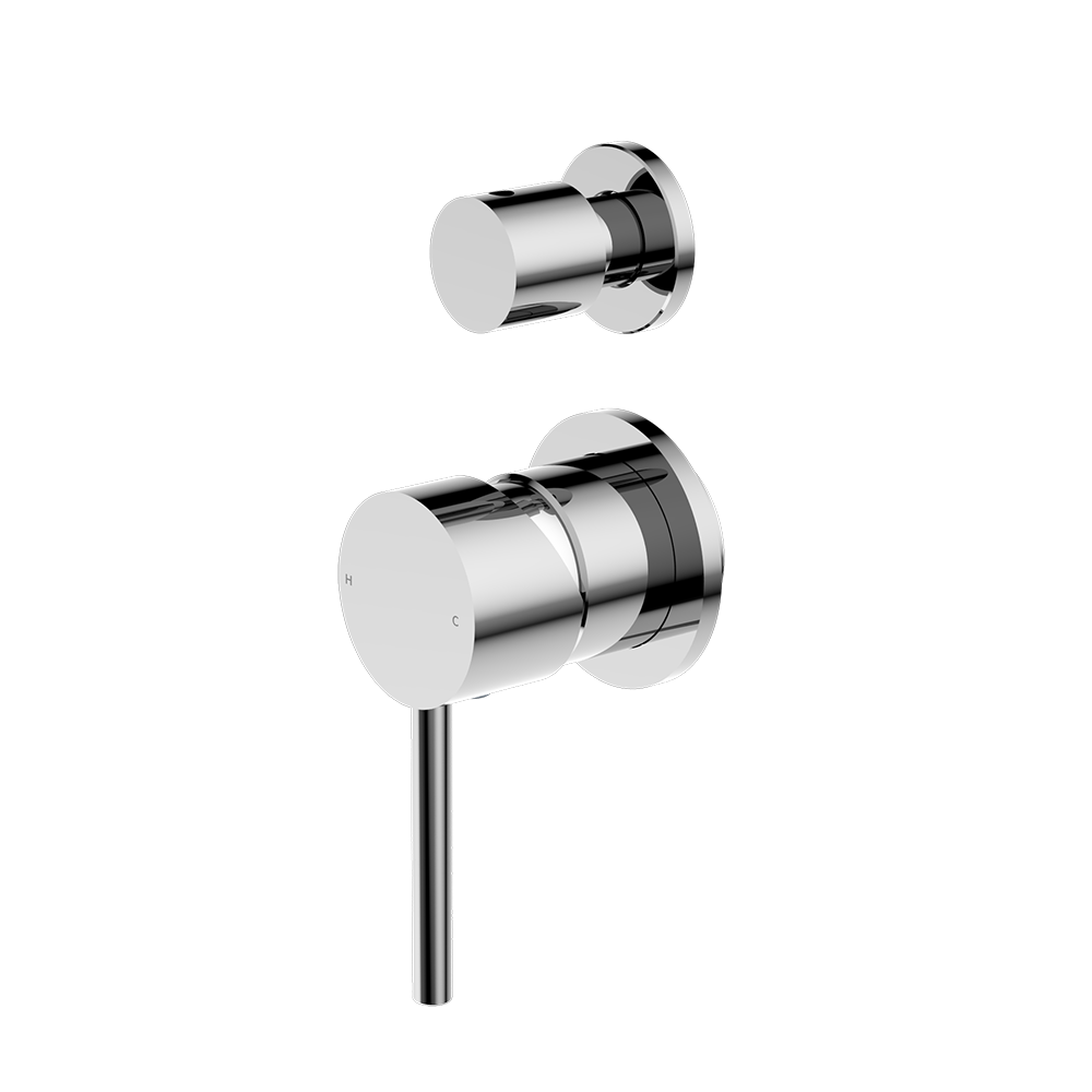 Dolce Shower Mixer with Divertor Separate Back Plate Chrome