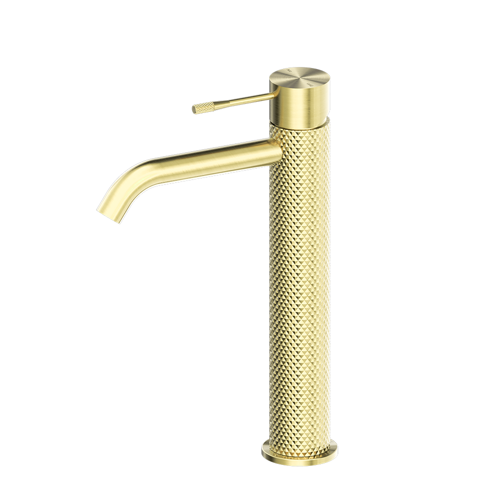 Opal Tall Basin Mixer Brushed Gold