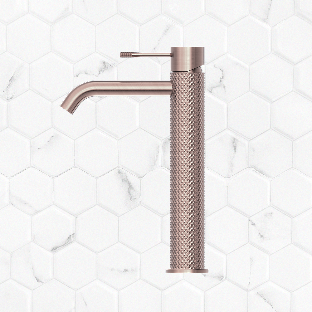 Opal Tall Basin Mixer Brushed Bronze