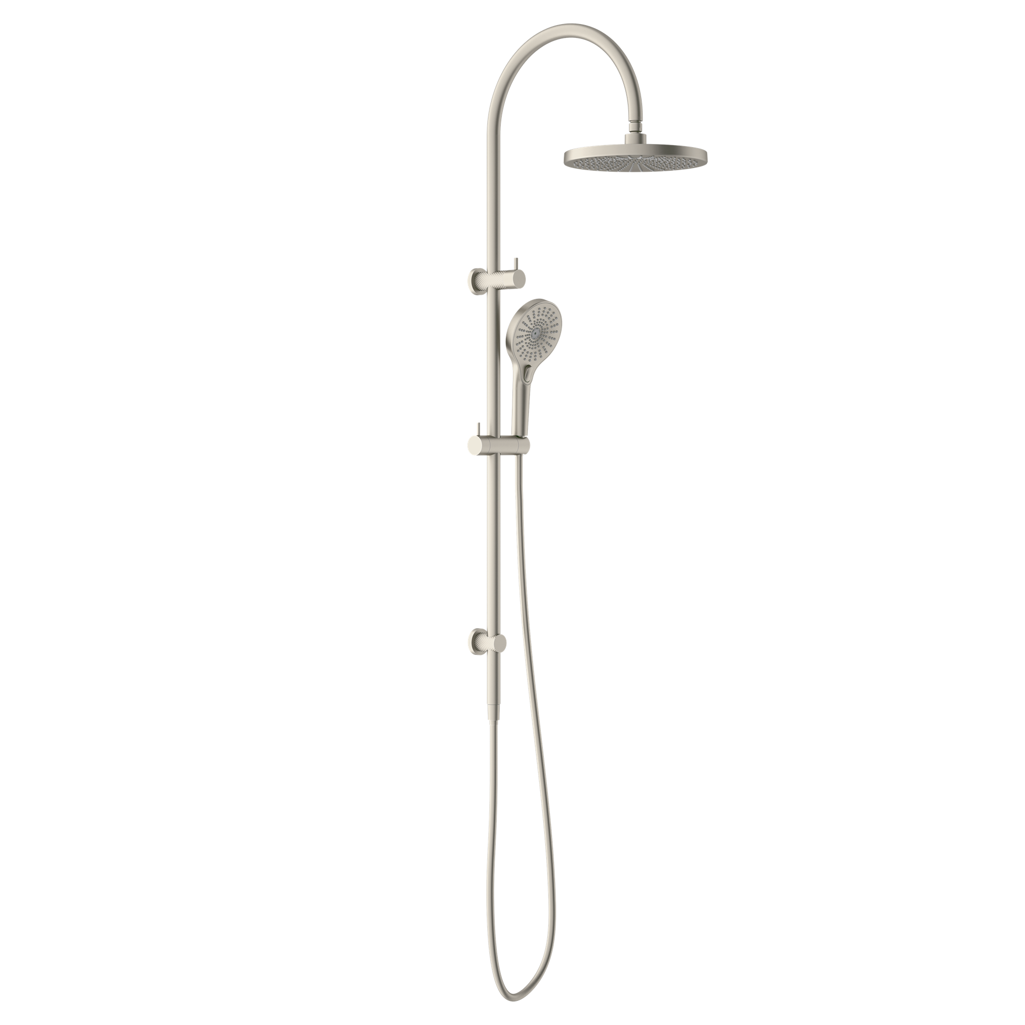 Opal Twin Shower Brushed Nickel