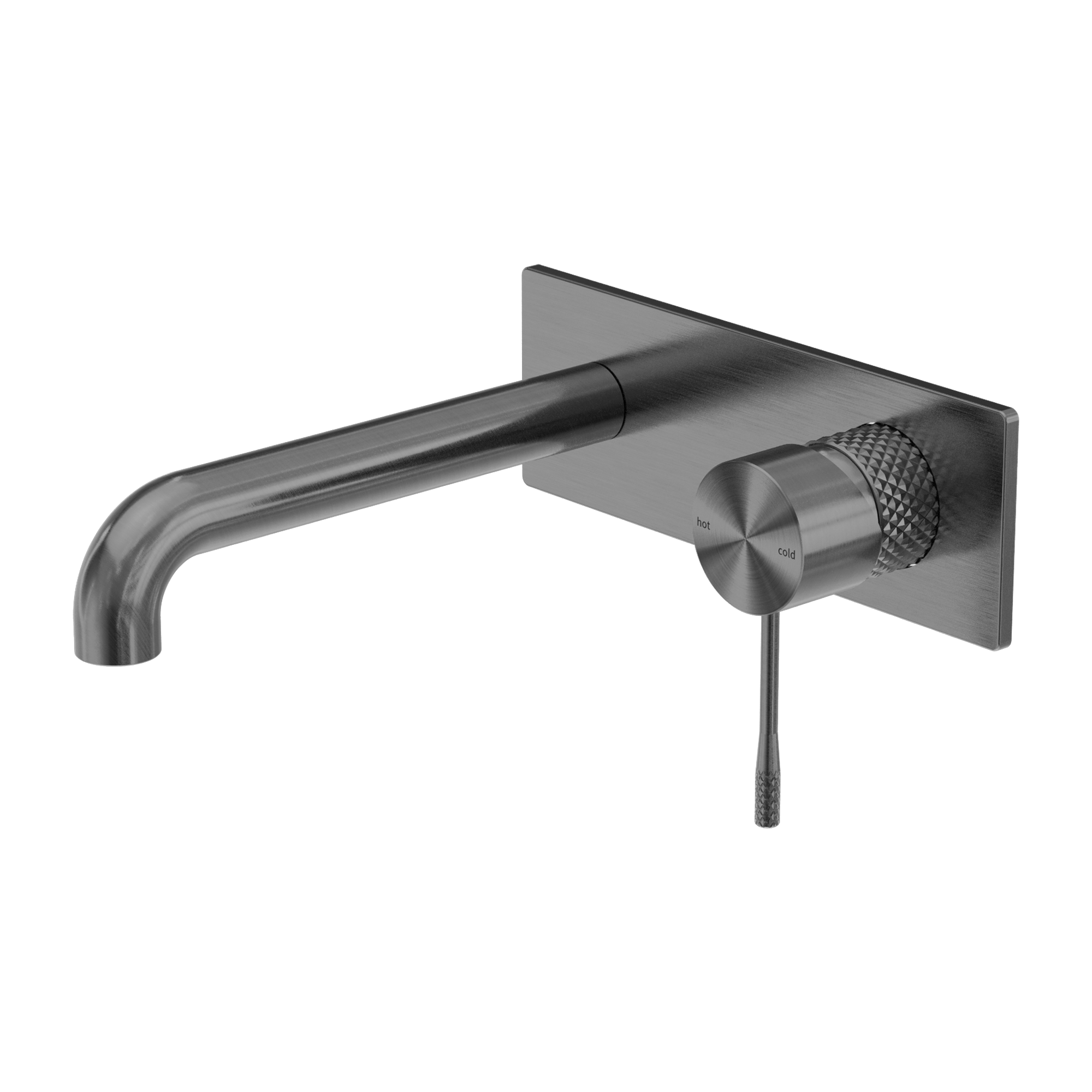 Opal Wall Basin/Bath Mixer 120mm Graphite