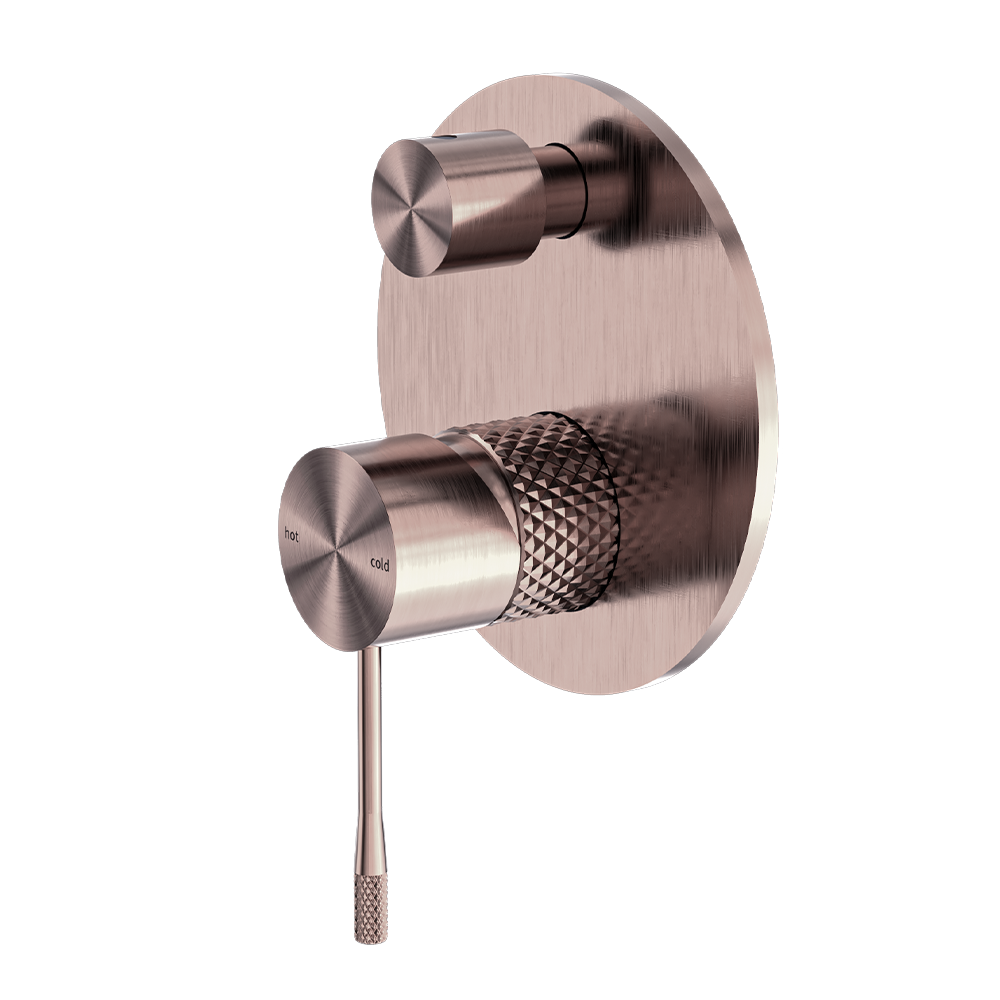 Opal Shower Mixer with Divertor Brushed Bronze