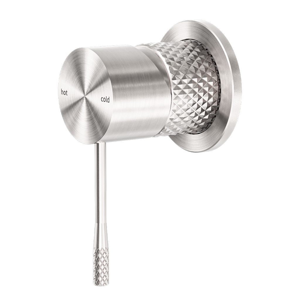 Opal Shower Mixer with 60mm Plate Brushed Nickel