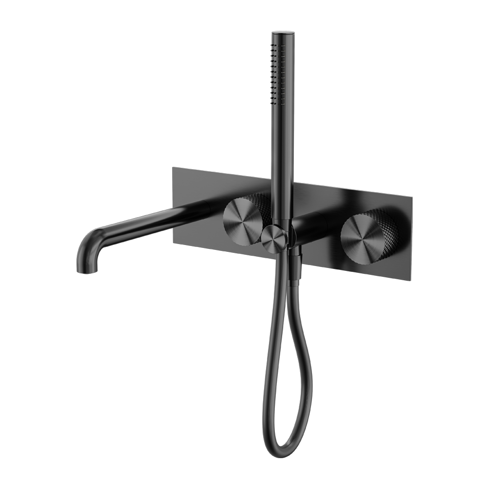 Opal Progressive Shower System With Spout 230mm Graphite