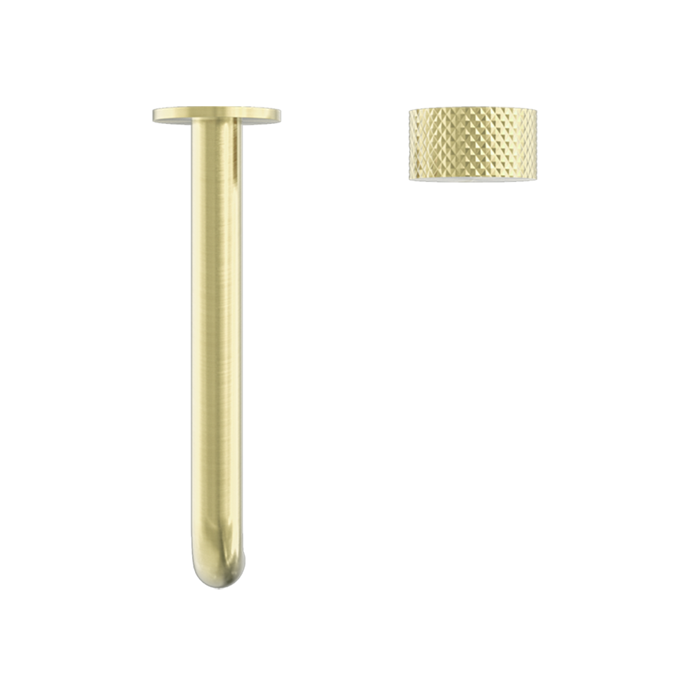 Opal Progressive Wall Basin/Bath Set 230mm Spout Brushed Gold