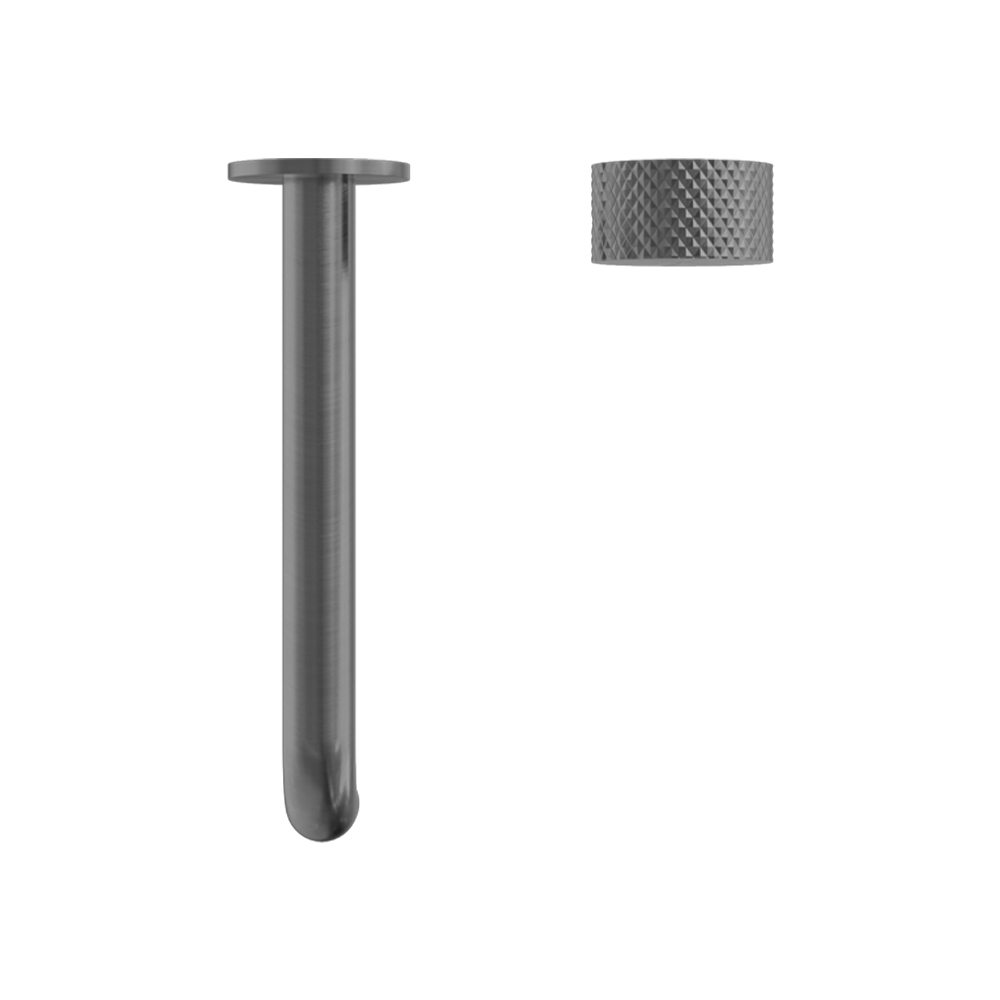 Opal Progressive Wall Basin/Bath Set 230mm Spout Graphite