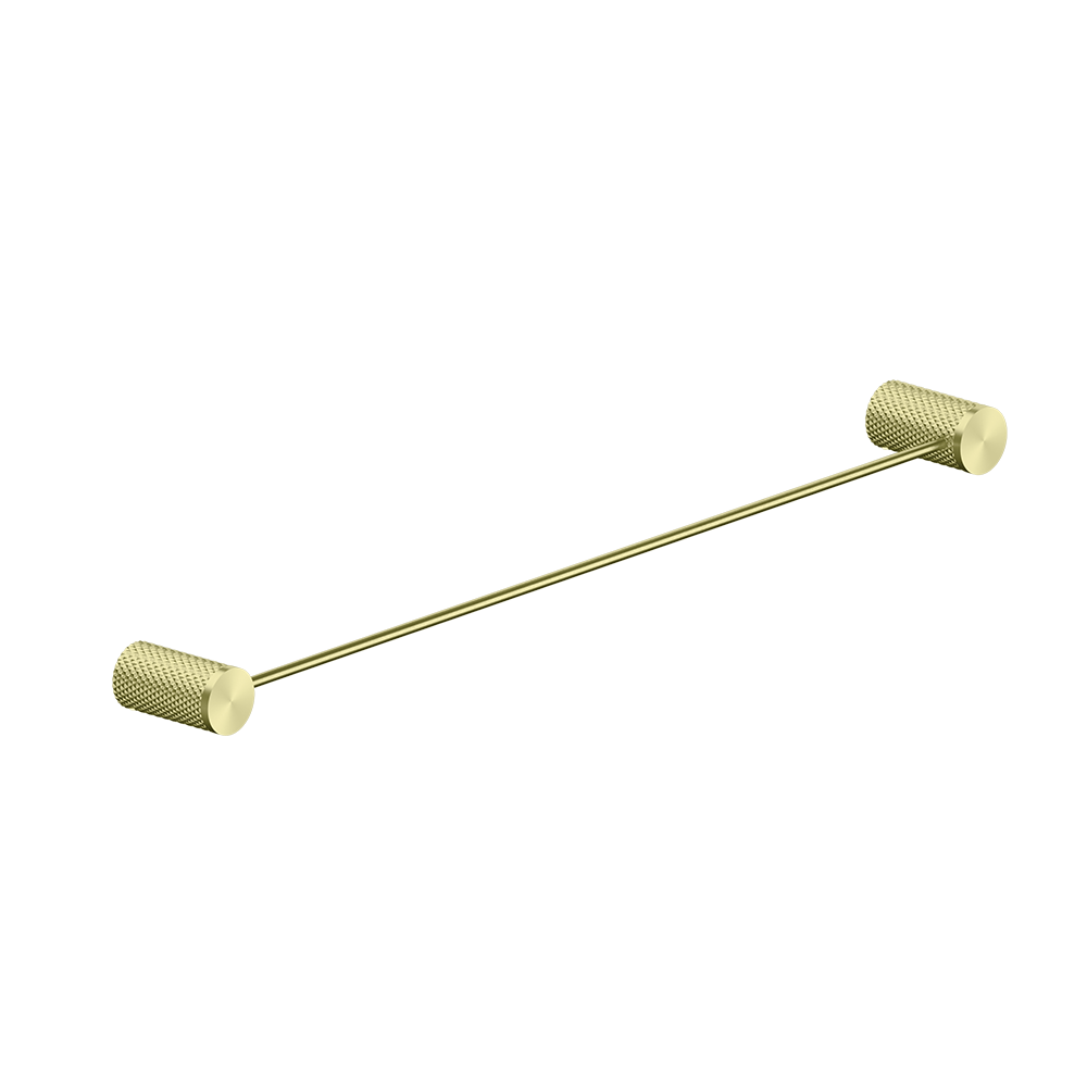 Opal Single Towel Rail 600mm Brushed Gold