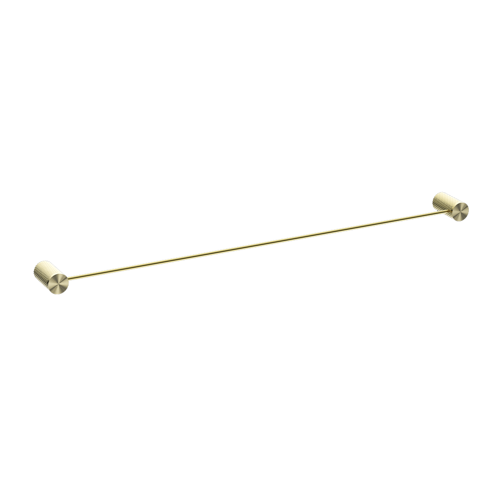 Opal Single Towel Rail 800mm Brushed Gold