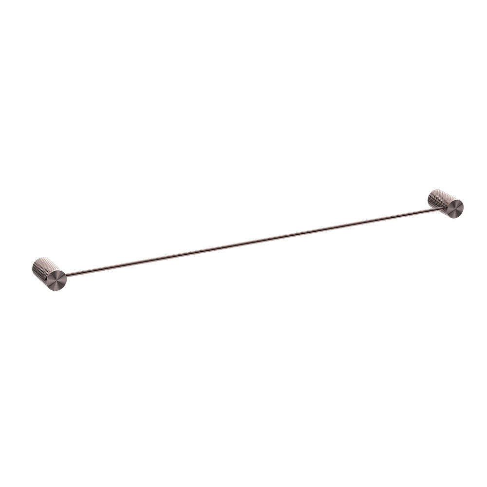 Opal Single Towel Rail 800mm Brushed Bronze