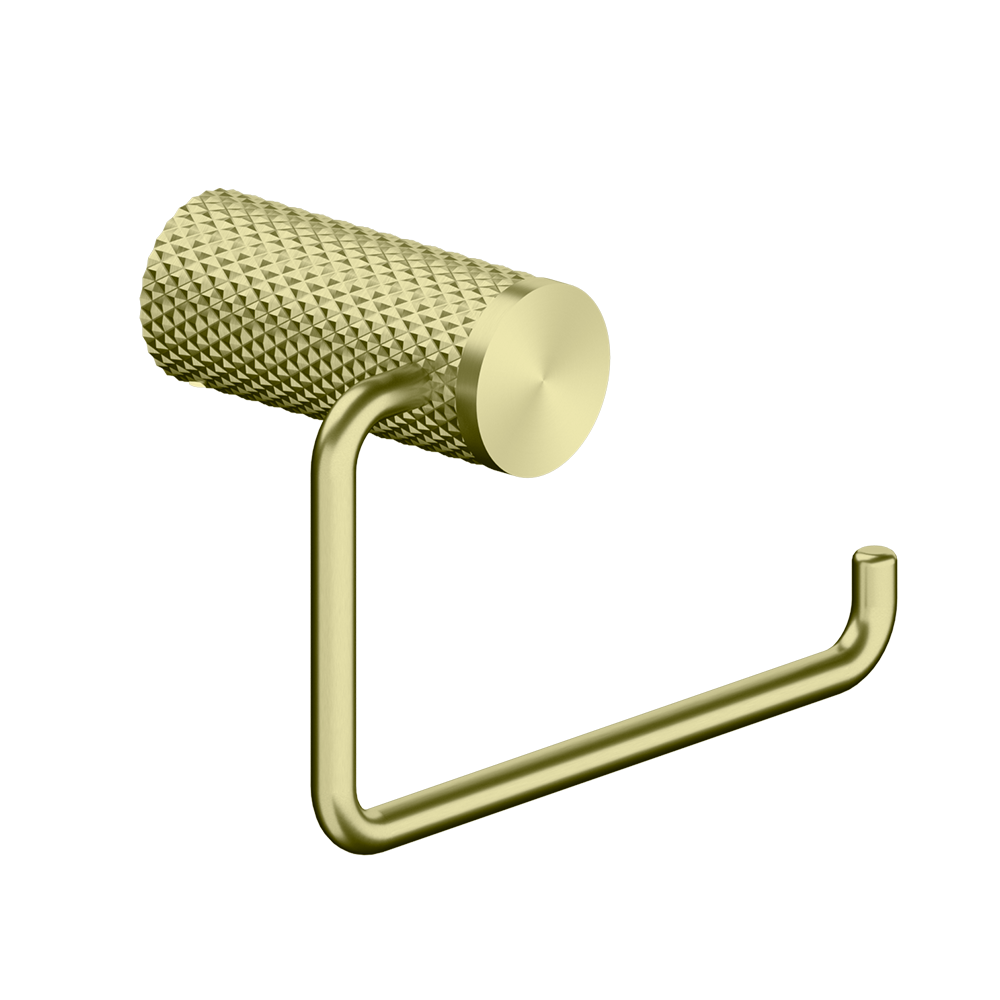 Opal Toilet Roll Holder Brushed Gold