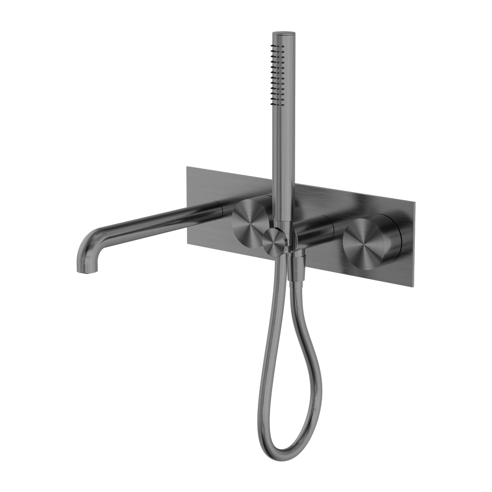 Kara Progressive Shower System With Spout 230mm Gun Metal