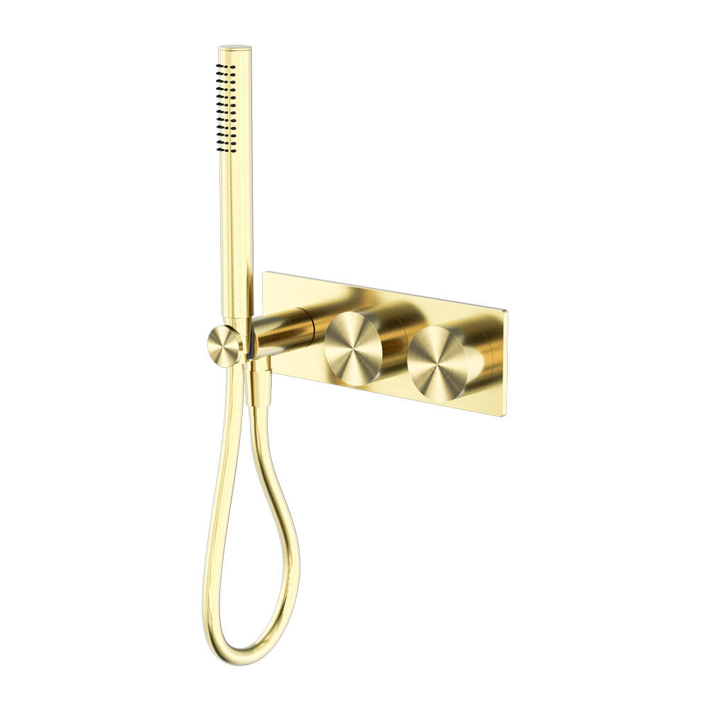 Kara Progressive Shower System Brushed Gold