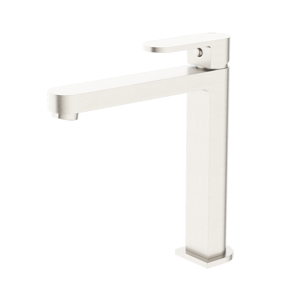 Ecco Tall Basin Mixer Brushed Nickel