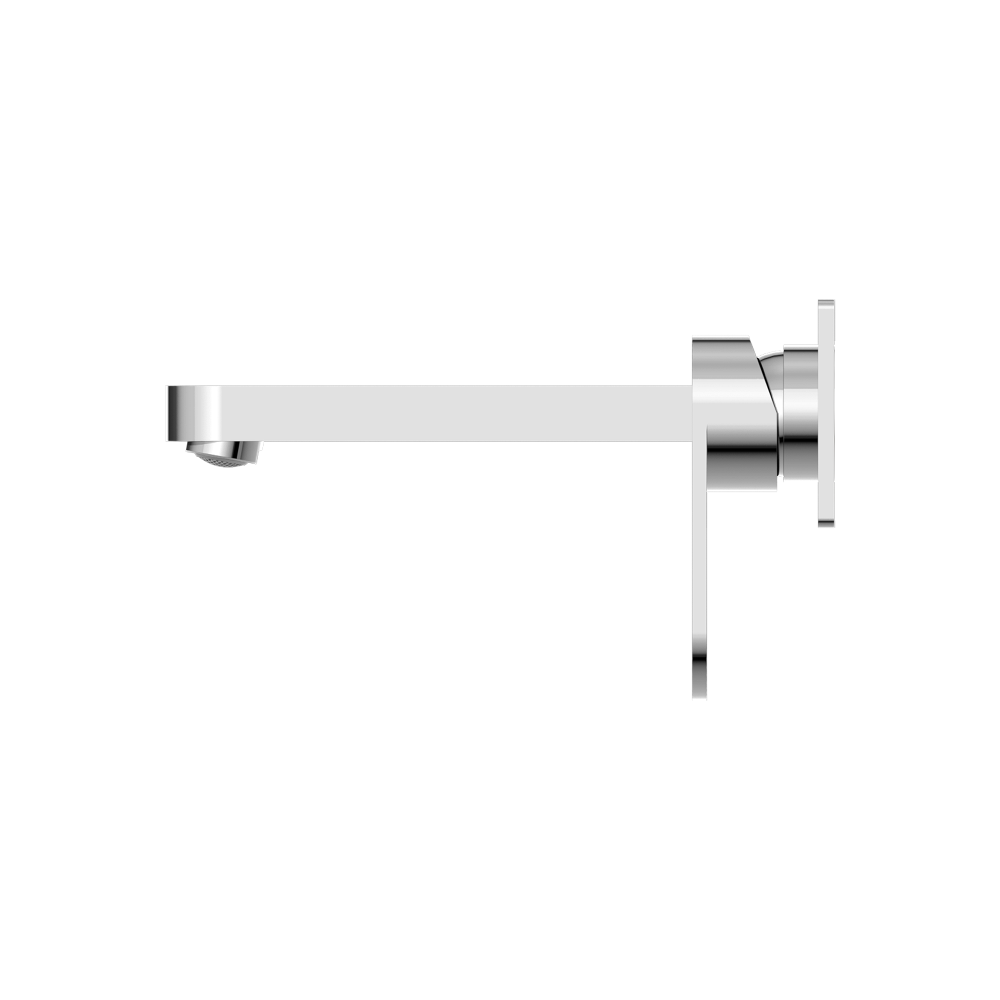 Ecco Wall Basin/Bath Mixer 200mm Chrome