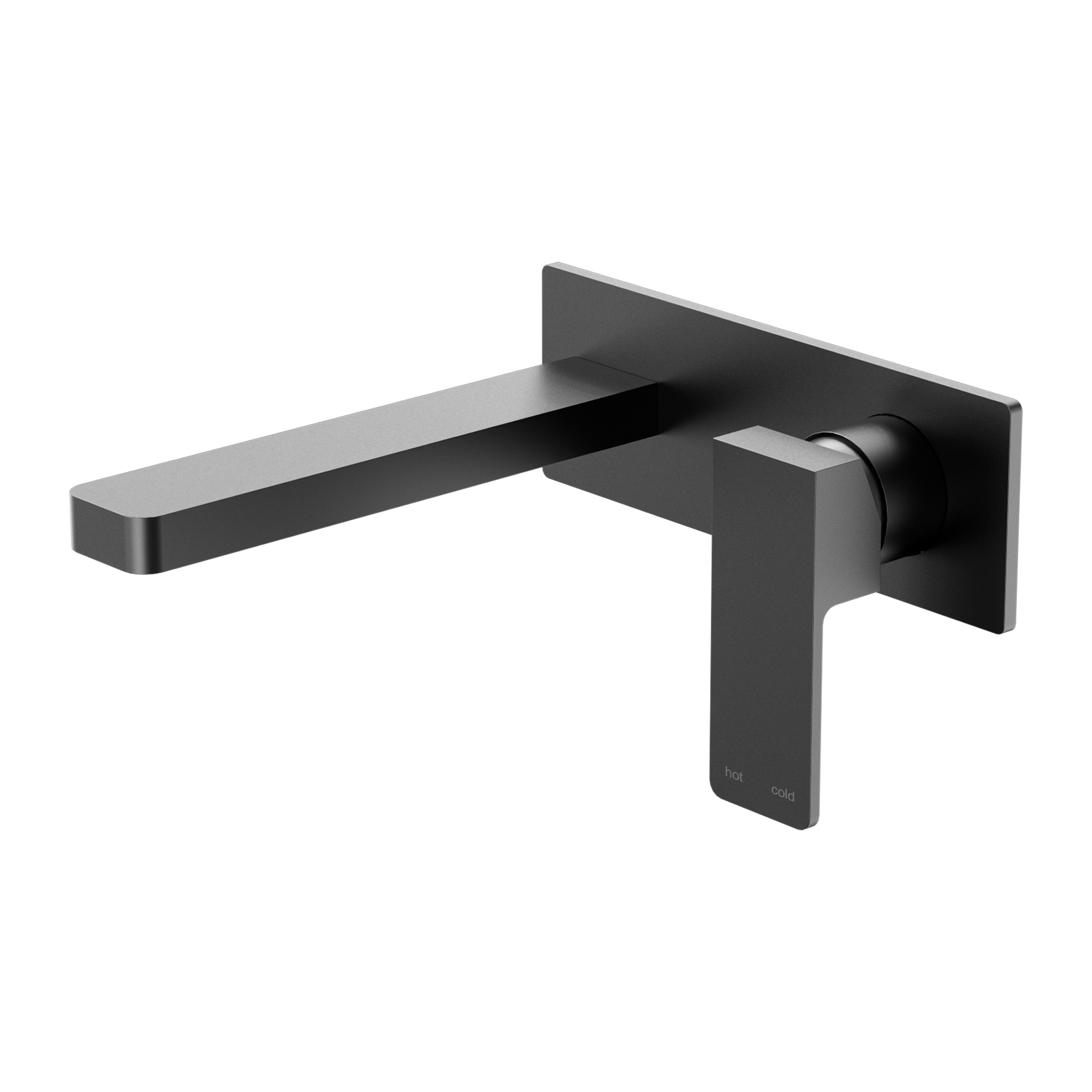 Celia Wall Basin/Bath Mixer Matte Black