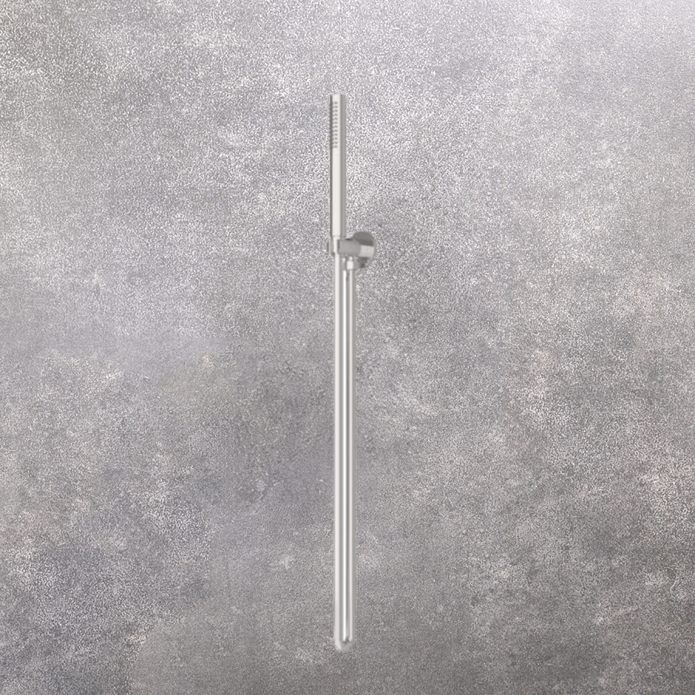 Slim Shower on Bracket Brushed Nickel