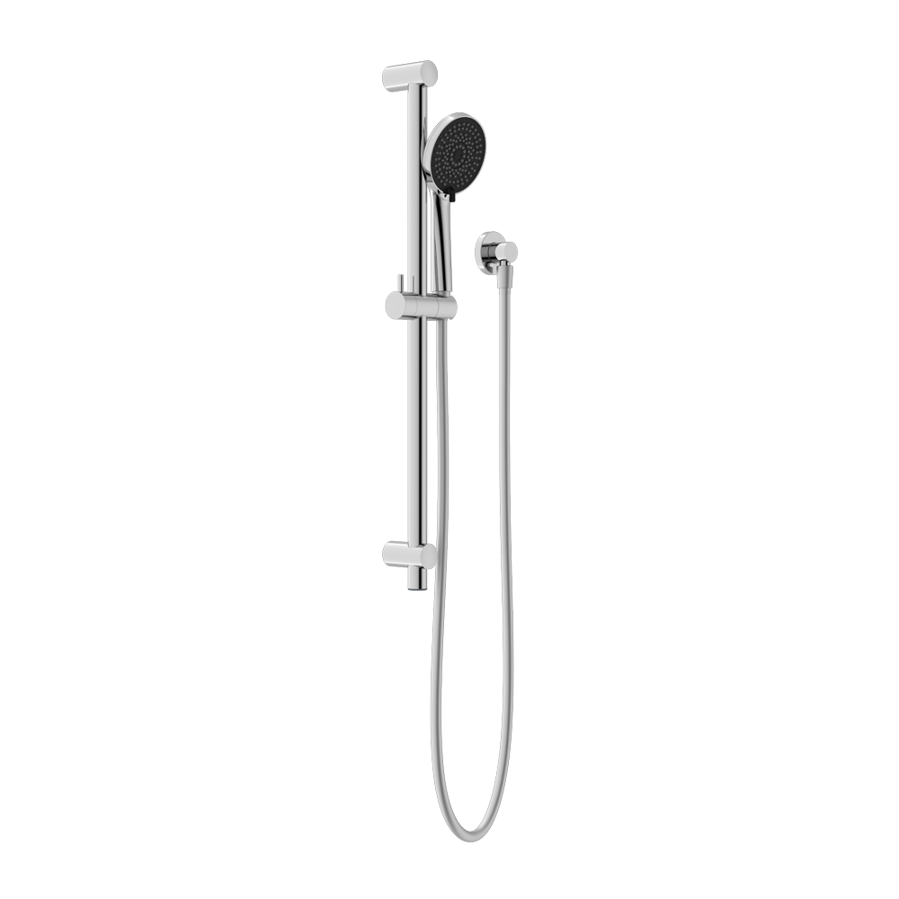 Round Metal Project Rail Shower Chrome