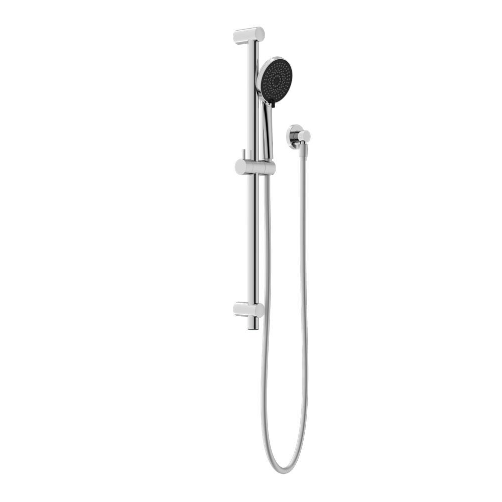 Round Metal Project Shower Rail 4 Star Rating Chrome