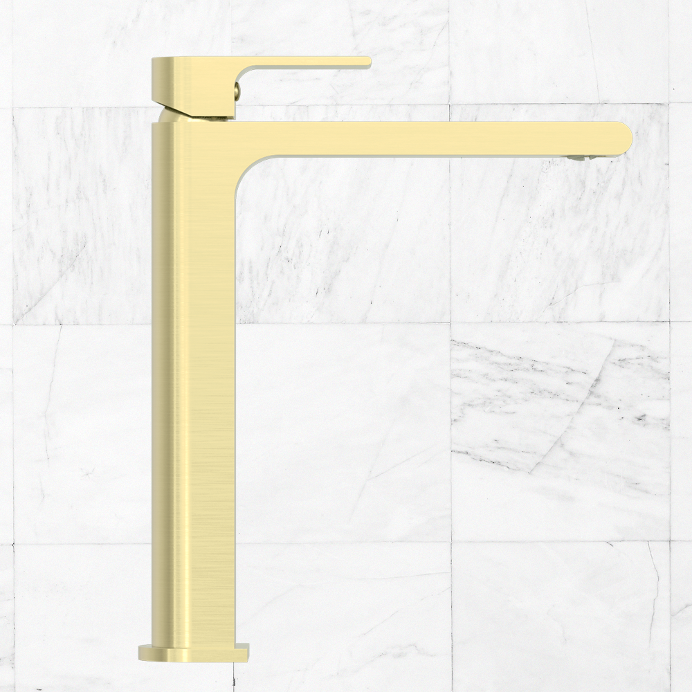 Bianca Tall Basin Mixer Brushed Gold