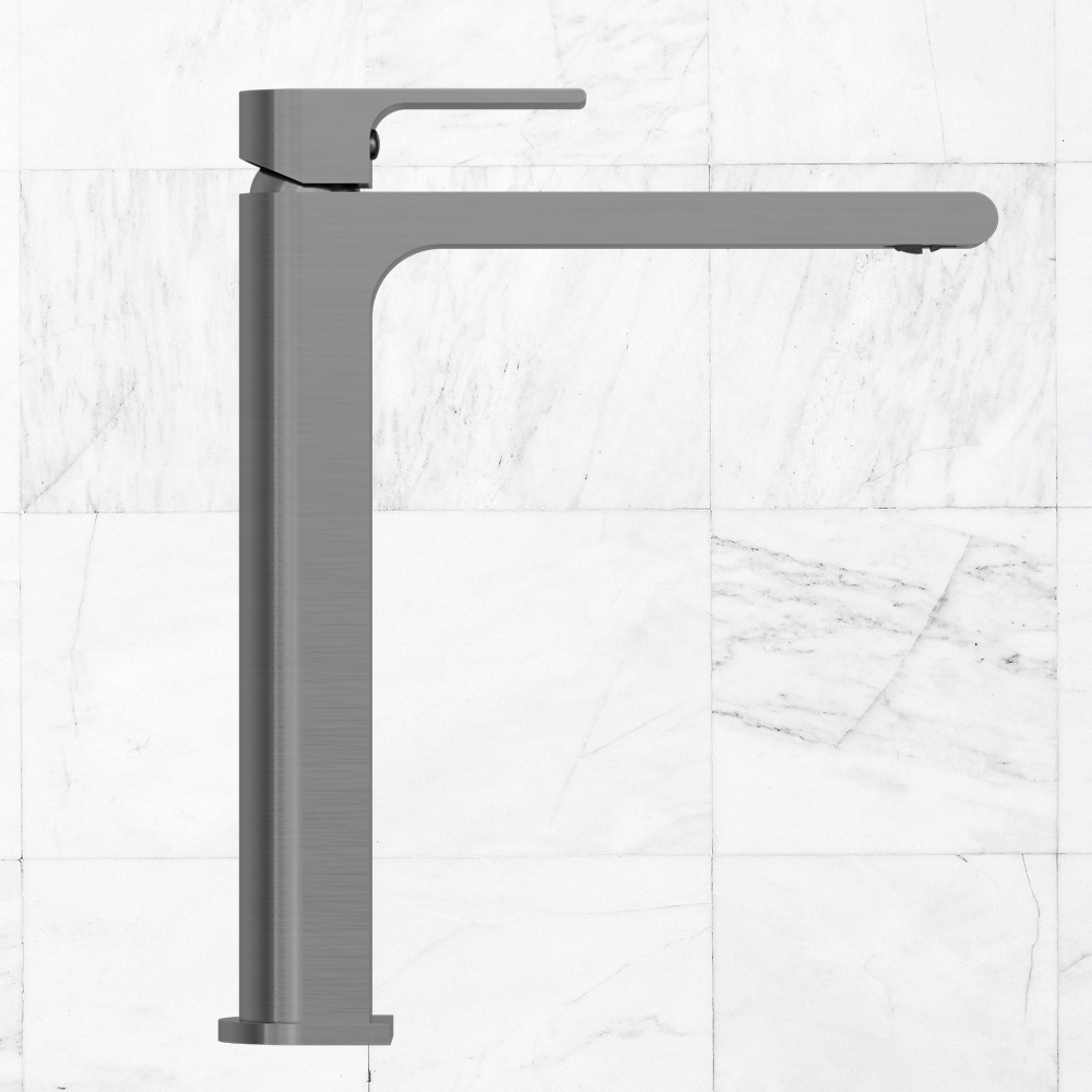 Bianca Tall Basin Mixer Brushed Gunmetal