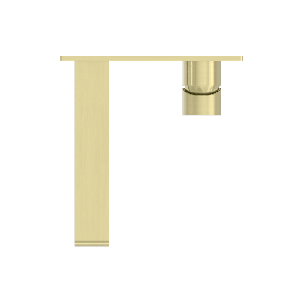 Bianca Wall Basin/Bath Mixer 187mm Brushed Gold