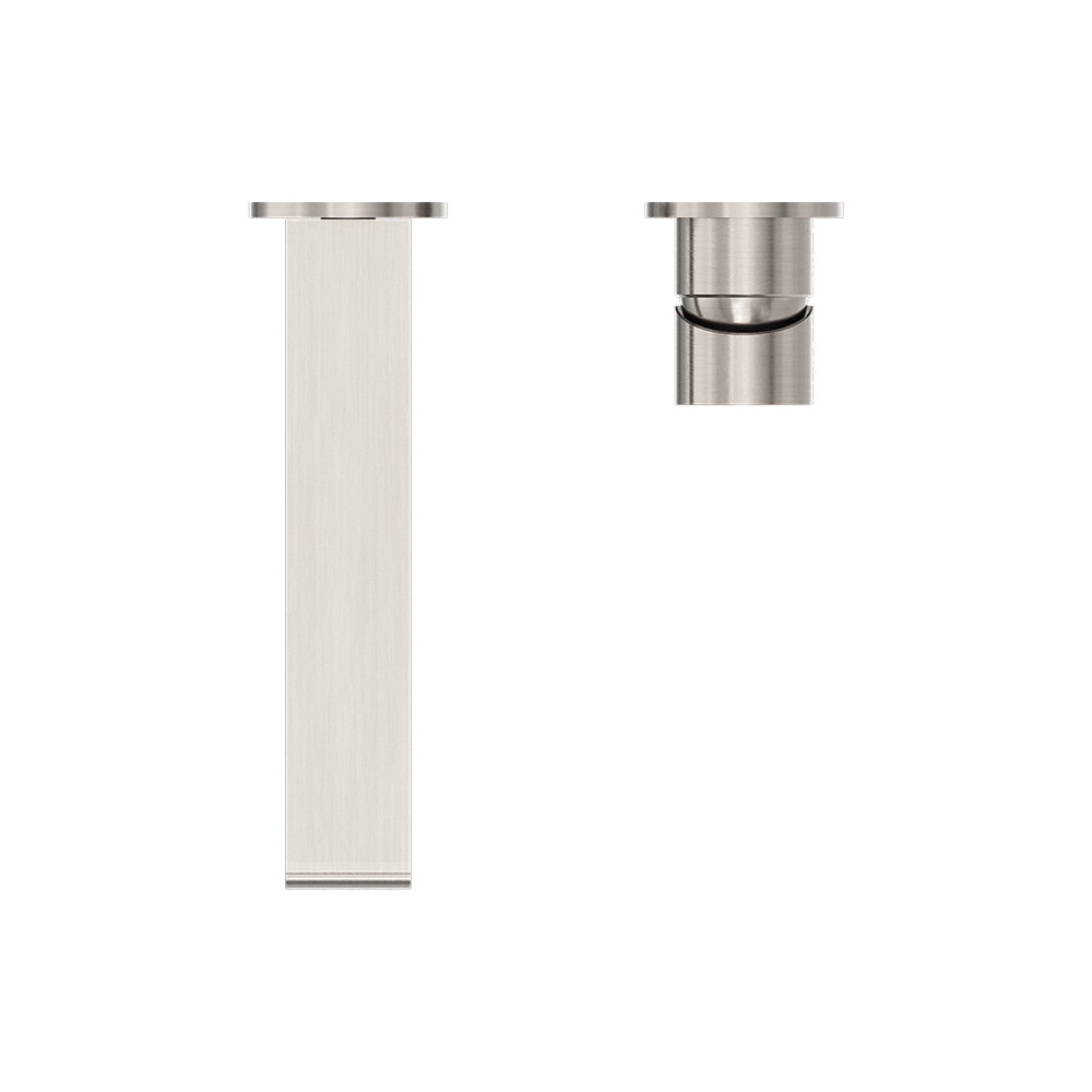 Bianca Wall Basin/Bath Mixer Separate Back Plate 230mm Brushed Nickel